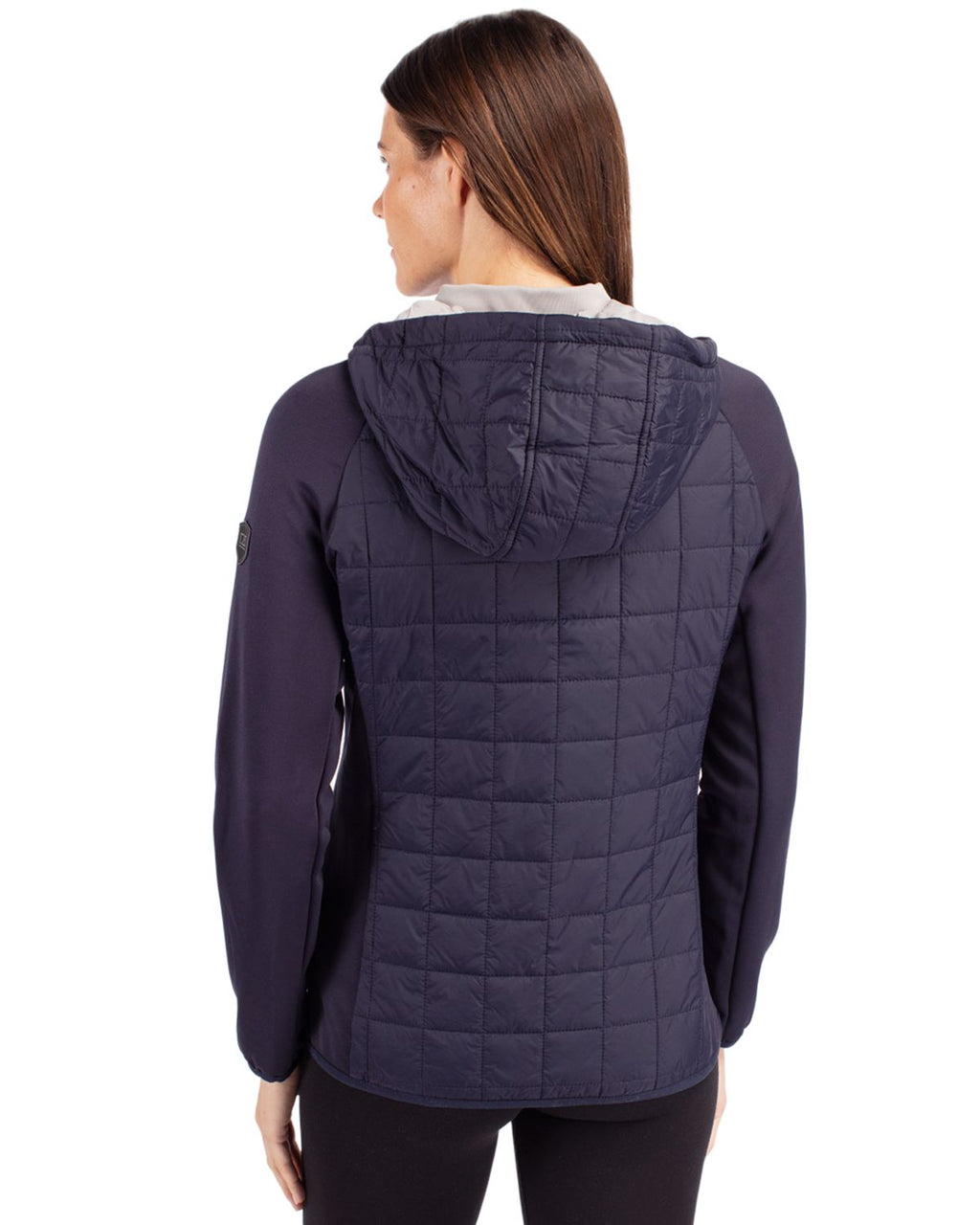 Cutter & Buck® Rainier Primaloft Womens Eco Full Zip Hybrid Jacket