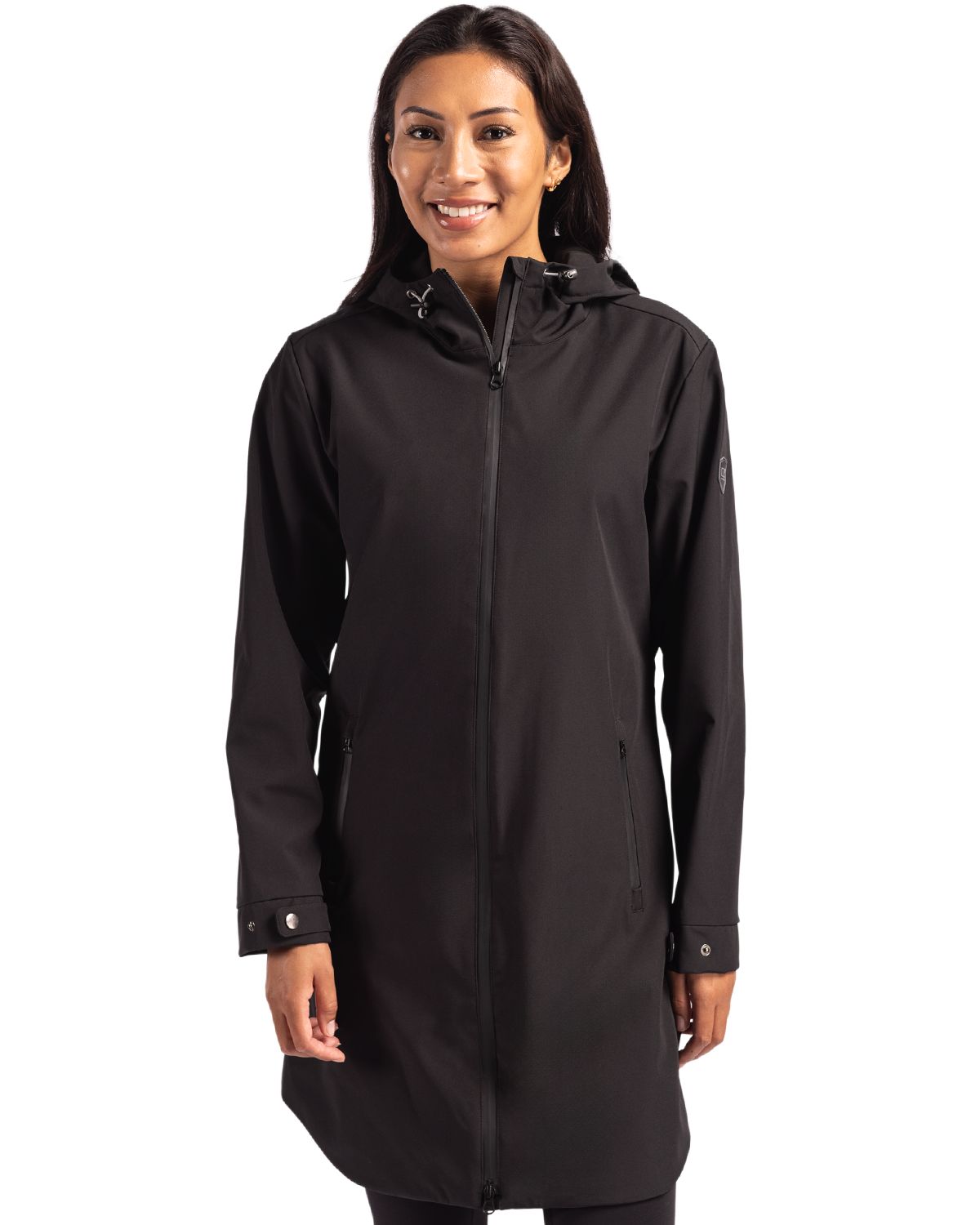 Cutter & Buck® Camano Everyday Stretch Recycled Womens Water Resistant Jacket