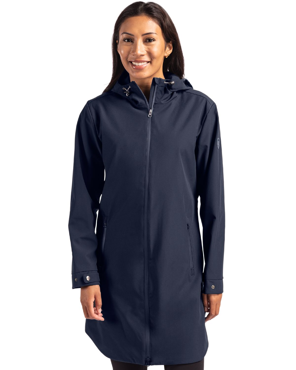 Cutter & Buck® Camano Everyday Stretch Recycled Womens Water Resistant Jacket