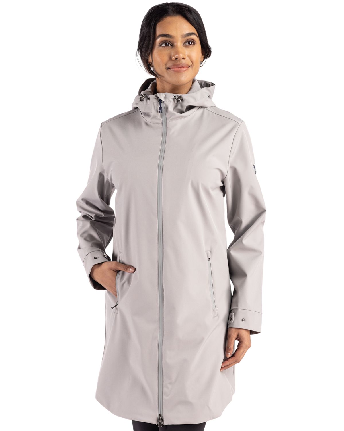 Cutter & Buck® Camano Everyday Stretch Recycled Womens Water Resistant Jacket
