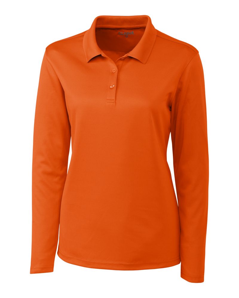 Clique® Spin Eco Performance Pique Long Sleeve Womens Polo