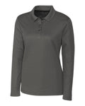 Clique® Spin Eco Performance Pique Long Sleeve Womens Polo