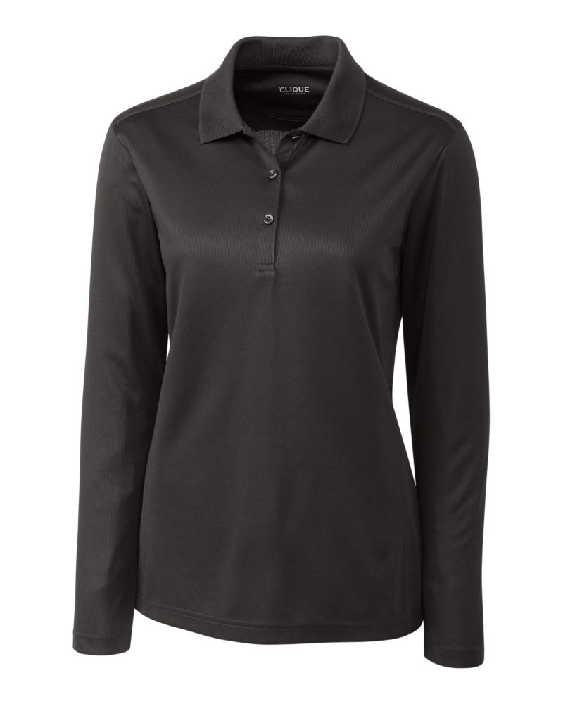 Clique® Ice Pique Womens Long Sleeve Tech Polo