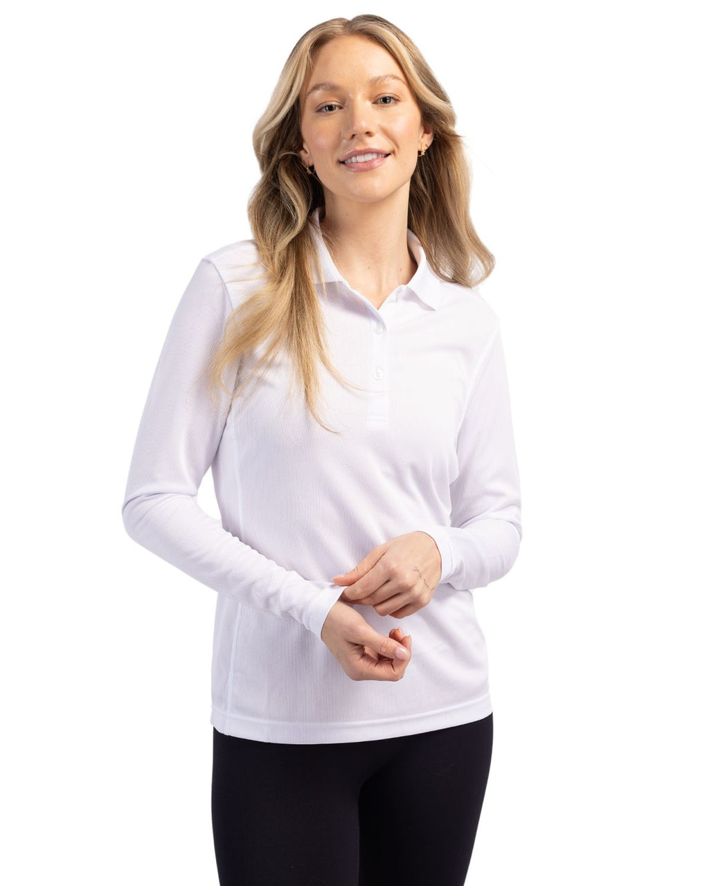 Clique® Ice Pique Womens Long Sleeve Tech Polo