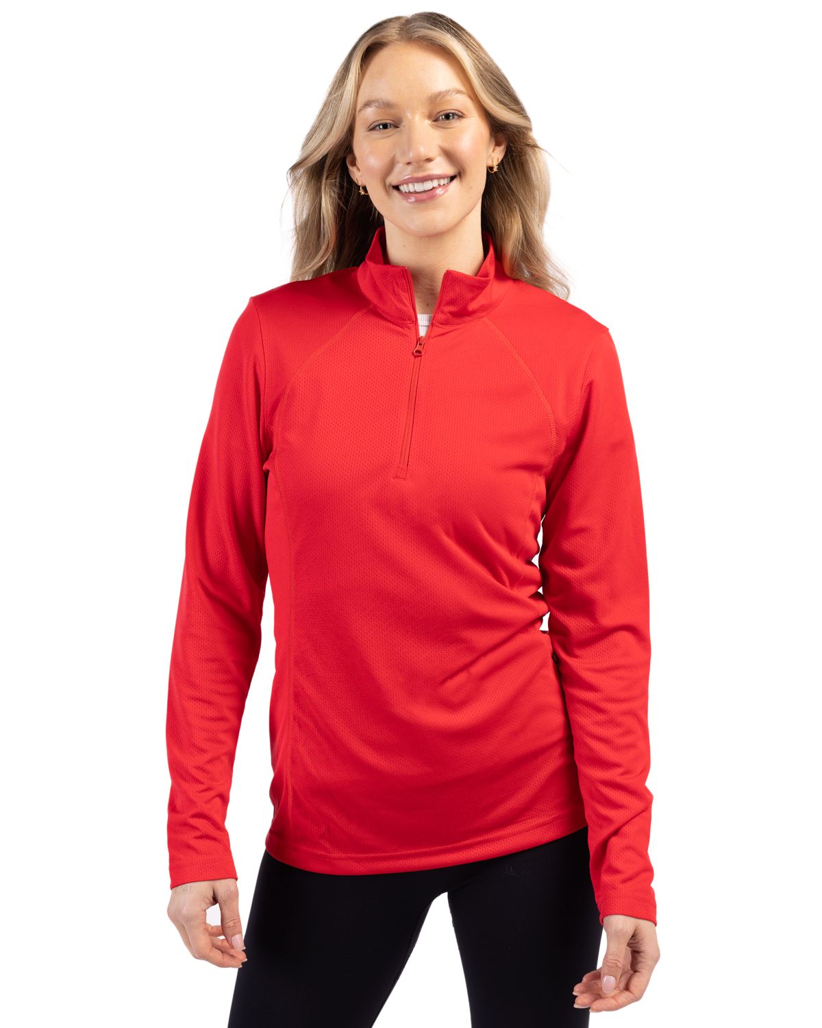 Clique® Ice Pique Womens Half Zip Tech Pullover
