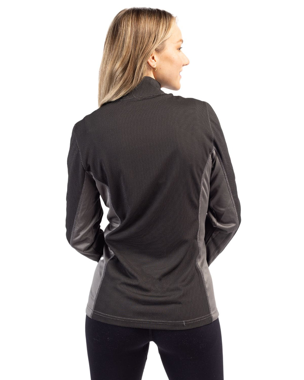 Clique® Ice Pique Colorblock Womens Half Zip Tech Pull Over