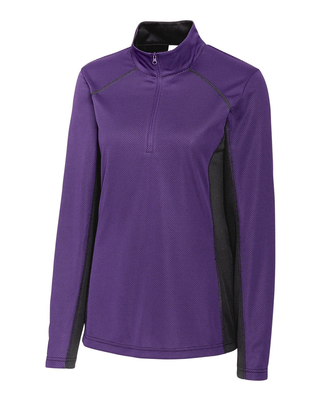 Clique® Ice Pique Colorblock Womens Half Zip Tech Pull Over