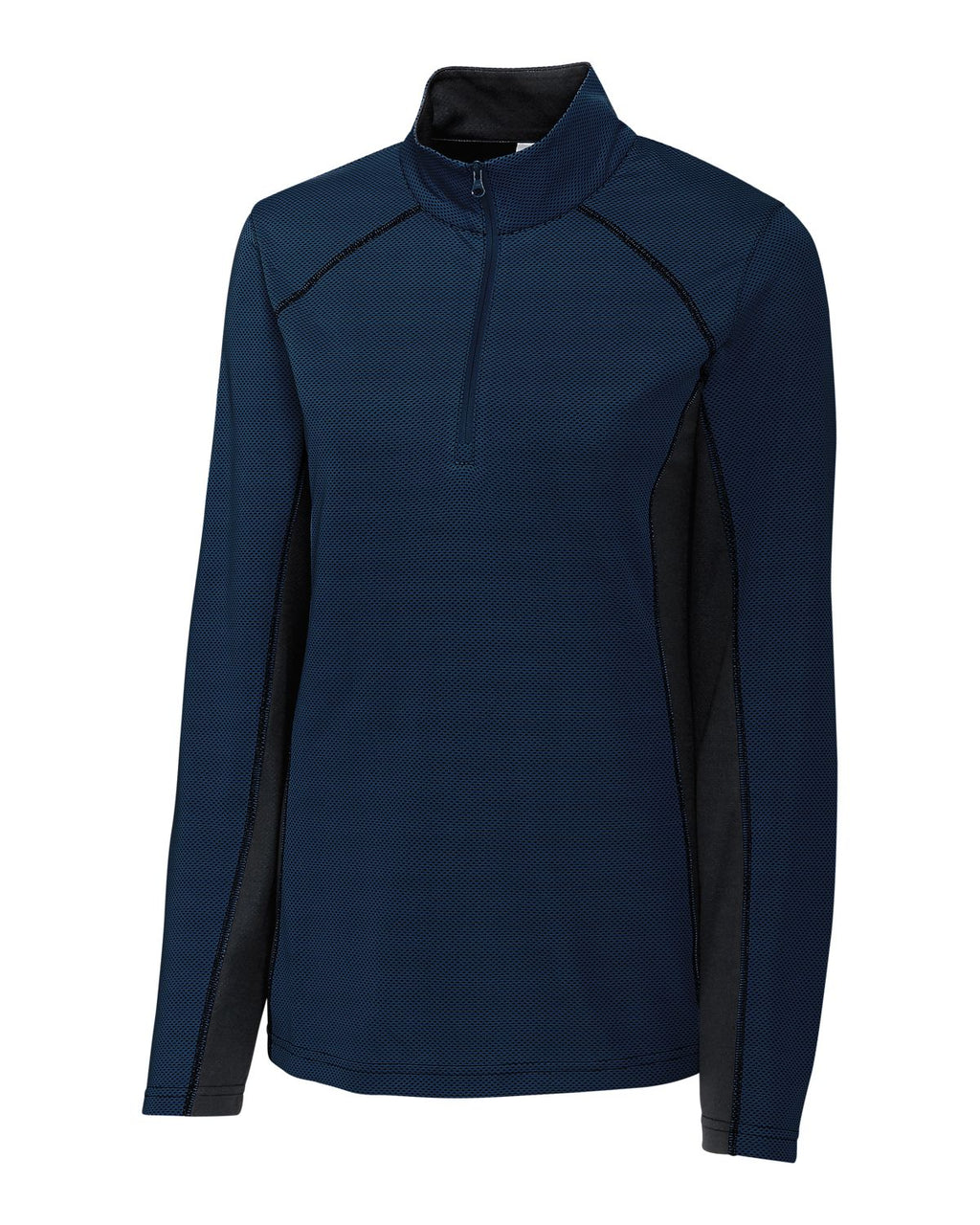 Clique® Ice Pique Colorblock Womens Half Zip Tech Pull Over