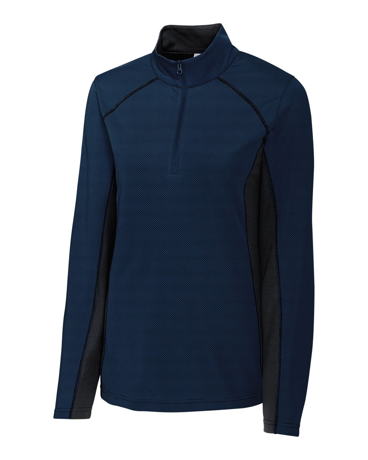 Clique® Ice Pique Colorblock Womens Half Zip Tech Pull Over