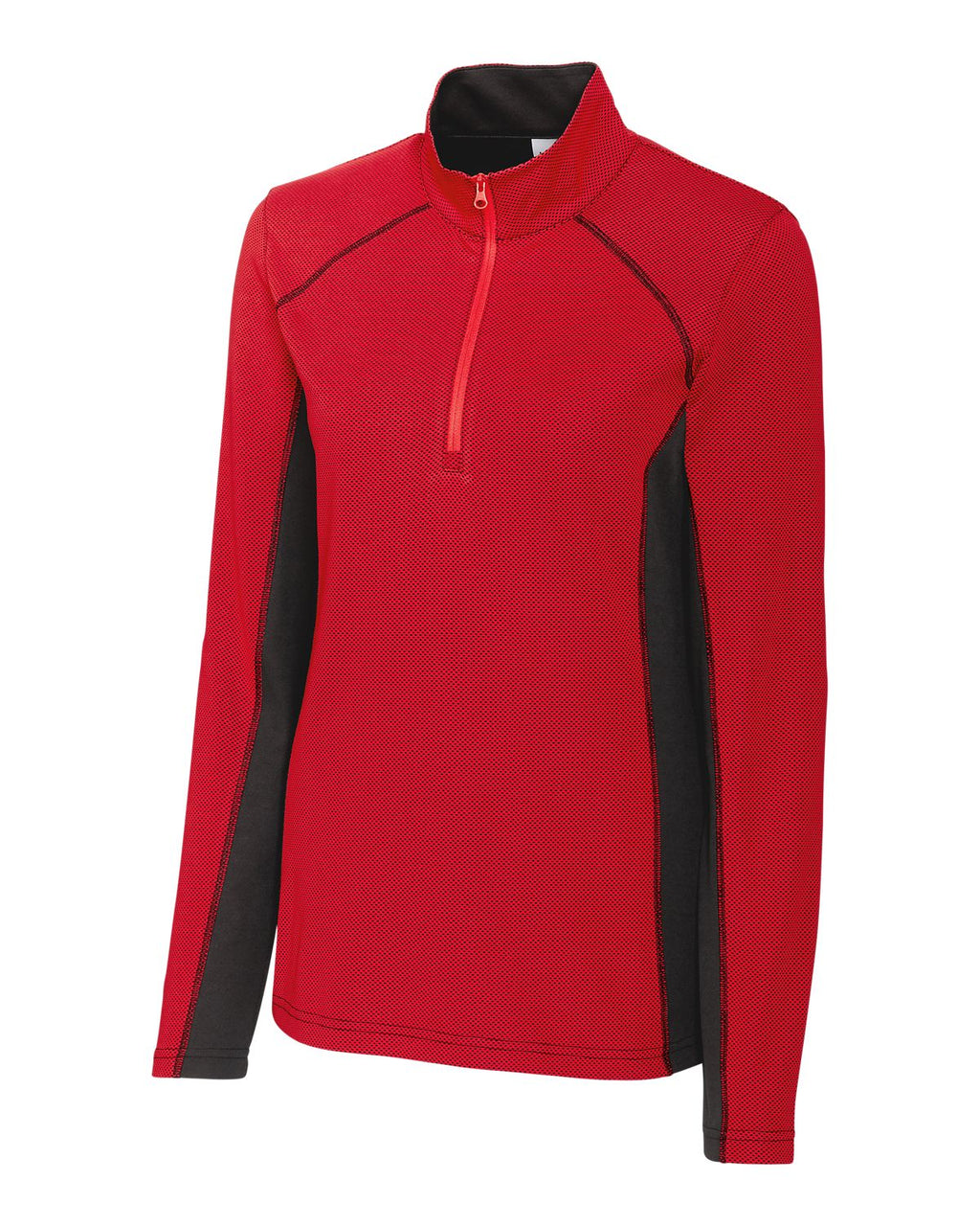 Clique® Ice Pique Colorblock Womens Half Zip Tech Pull Over
