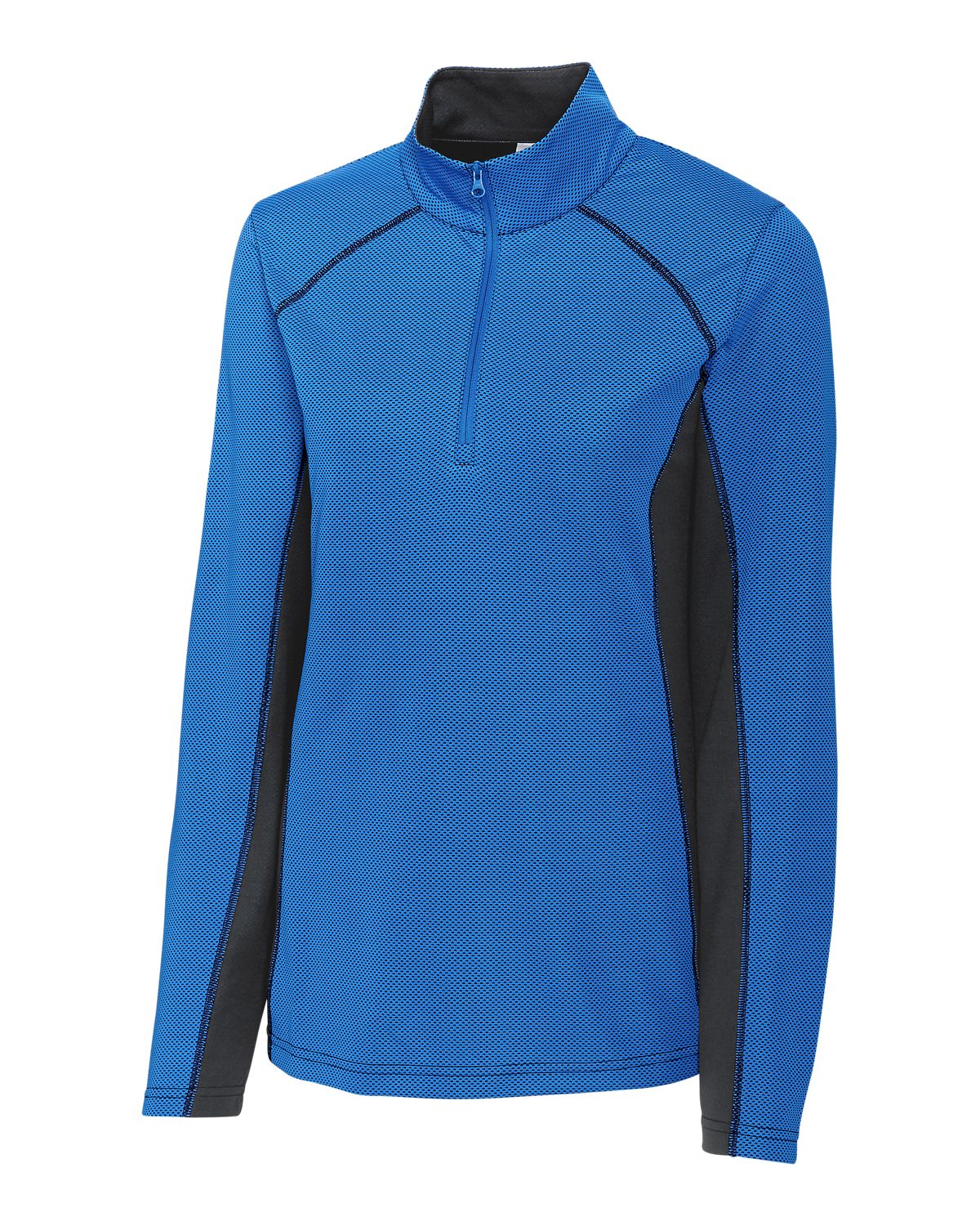 Clique® Ice Pique Colorblock Womens Half Zip Tech Pull Over