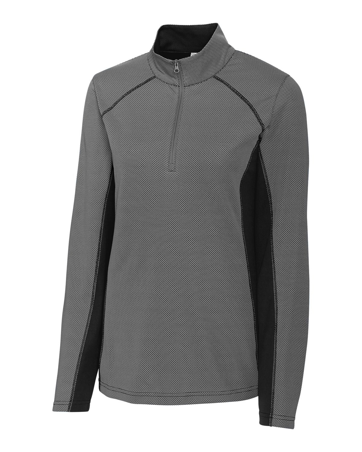 Clique® Ice Pique Colorblock Womens Half Zip Tech Pull Over