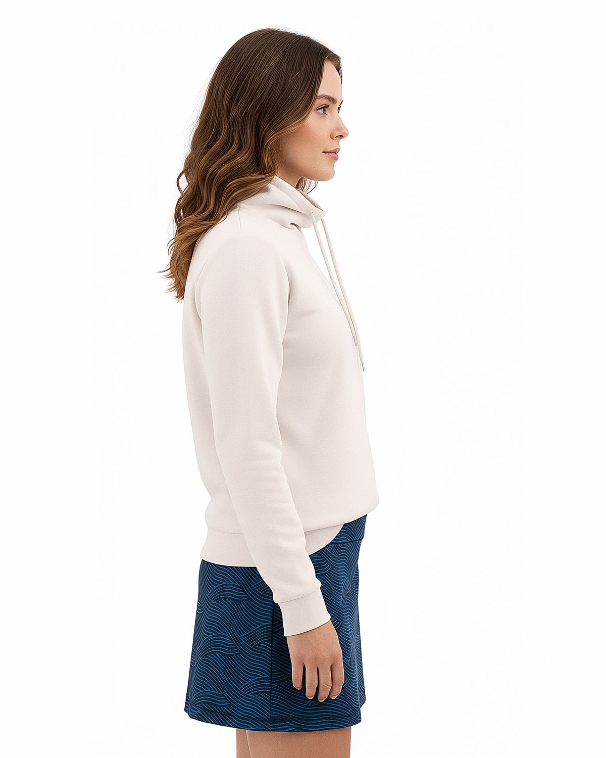 Clique® Haven Recycled Womens High Collar Pullover Sweatshirt