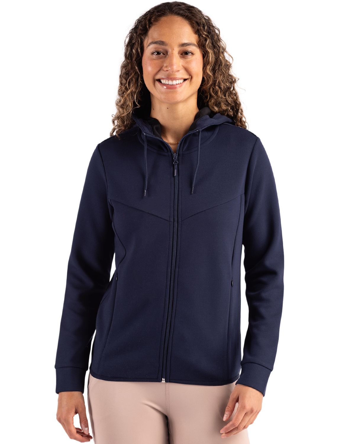 Clique® Haven Recycled Womens Full Zip Hooded Sweatshirt