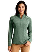 Clique® Dash Recycled Womens Quarter Zip Pull Over