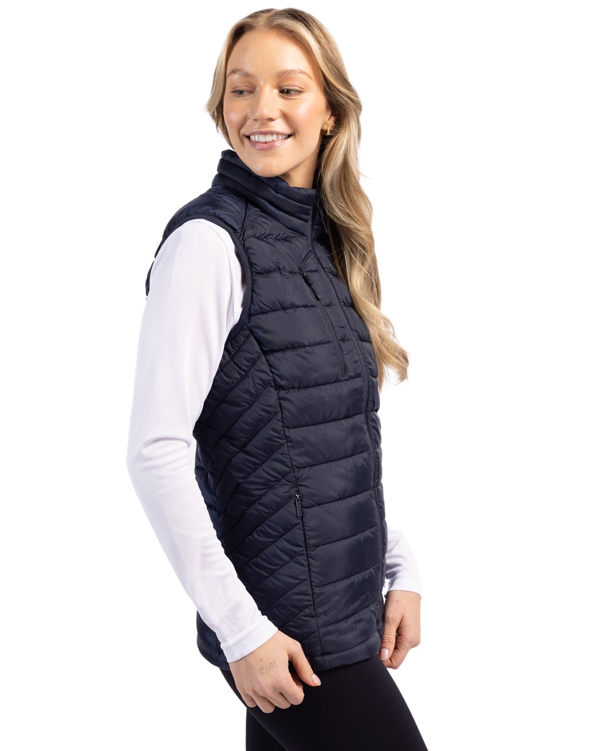 Clique® Hudson Insulated Womens Full-Zip Puffer Vest