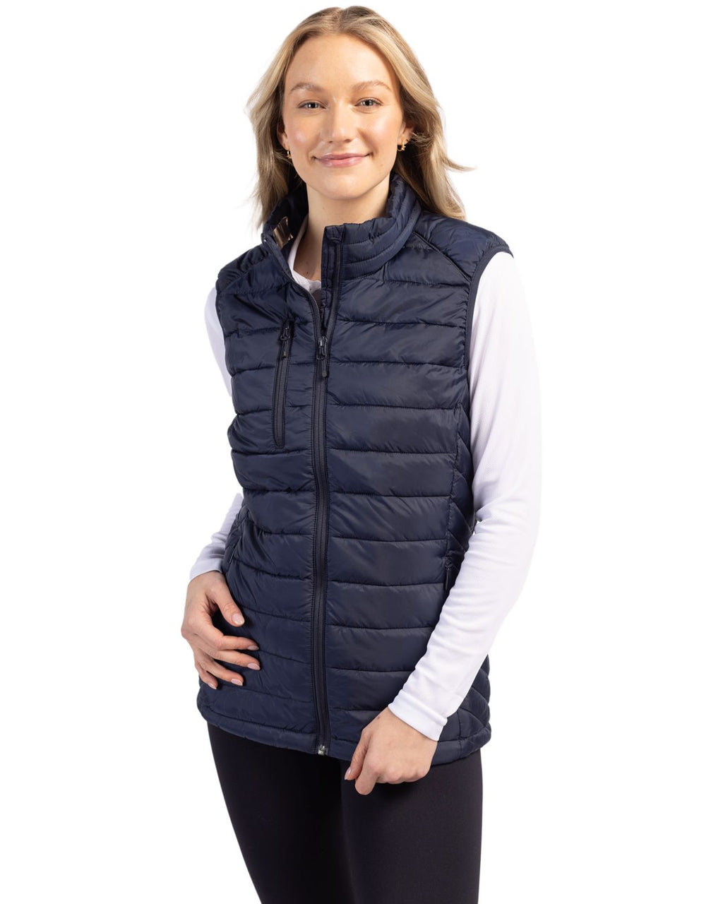 Clique® Hudson Insulated Womens Full-Zip Puffer Vest