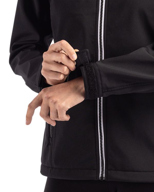 Clique® Telemark Eco Stretch Softshell Full Zip Womens Hooded Jacket