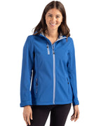Clique® Telemark Eco Stretch Softshell Full Zip Womens Hooded Jacket
