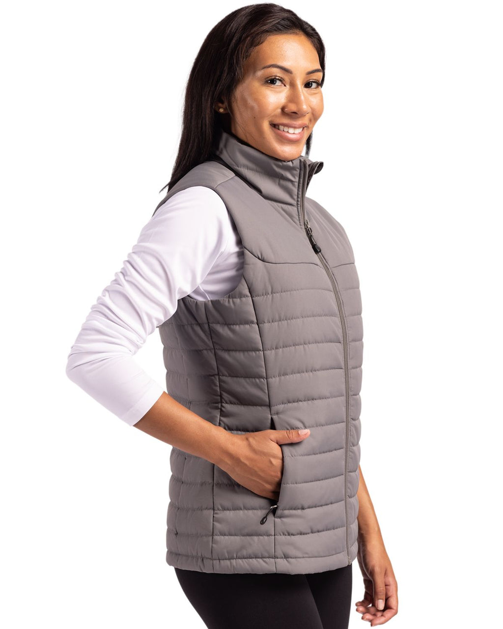Clique® Elevation Eco Full Zip Womens Puffer Vest