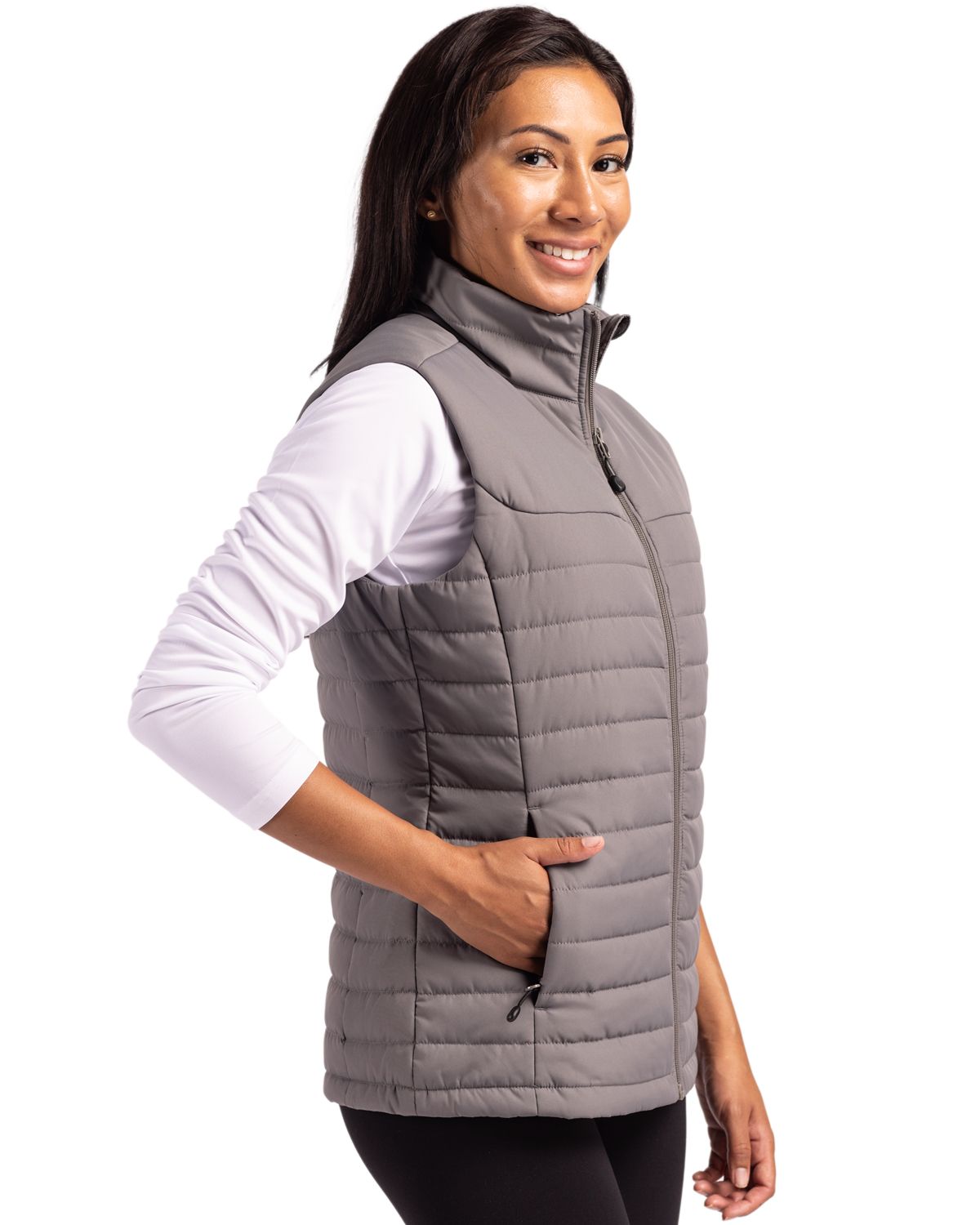 Clique® Elevation Eco Full Zip Womens Puffer Vest