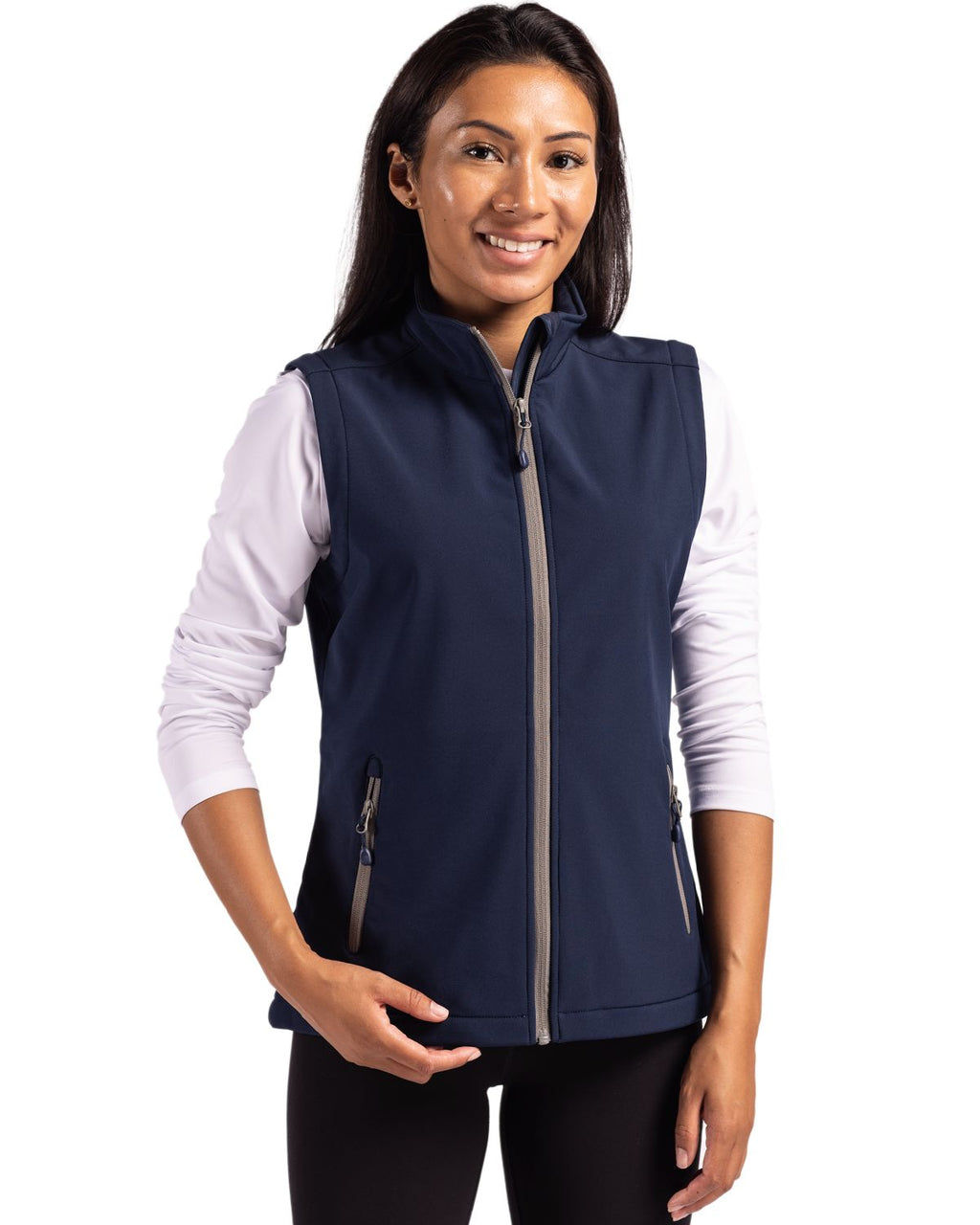 Clique® Tempo Stretch Full Zip Womens Softshell Vest