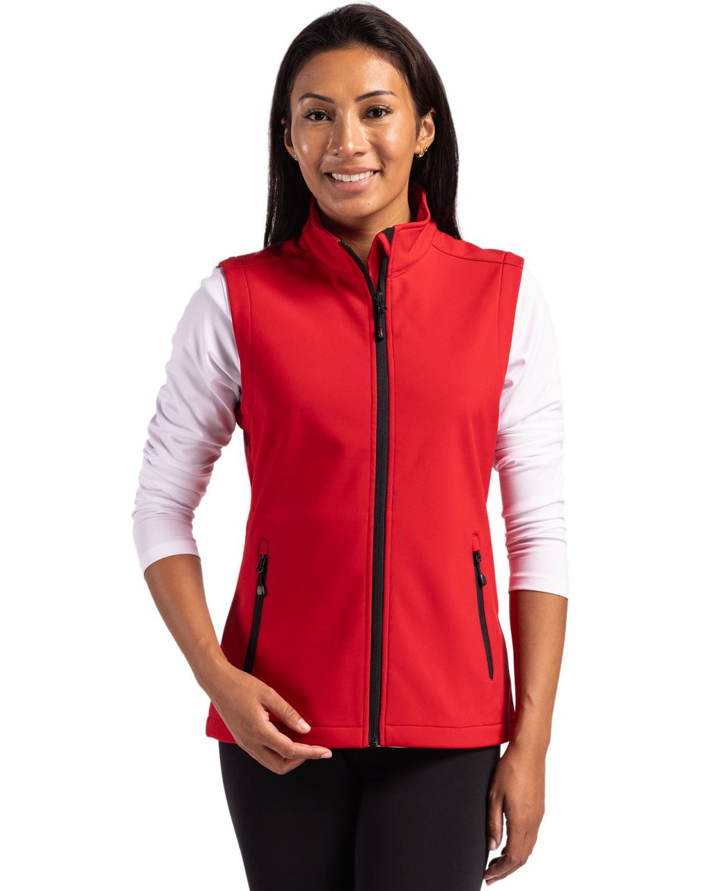 Clique® Tempo Stretch Full Zip Womens Softshell Vest
