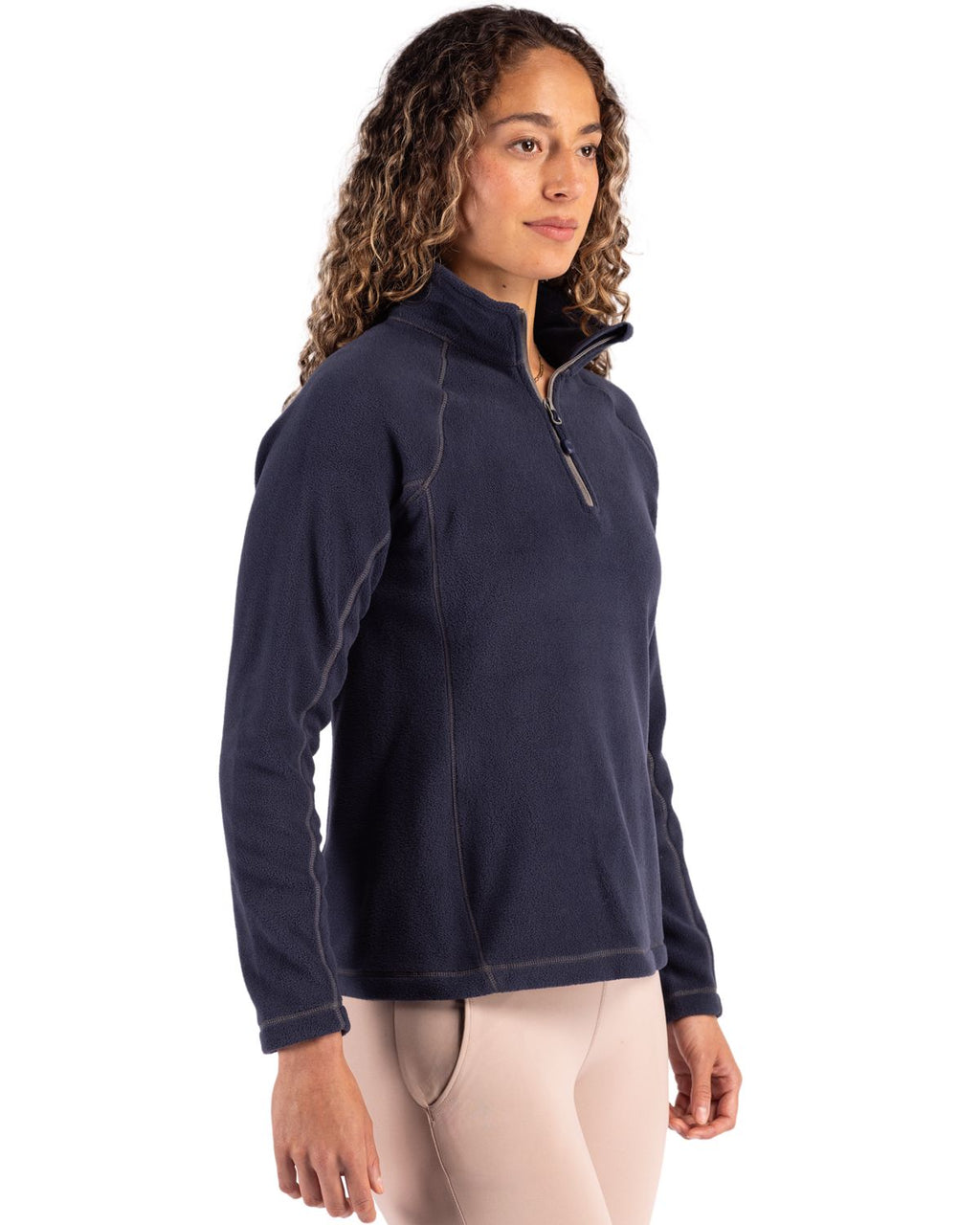 Clique® Powder Recycled Fleece Womens Quarter Zip Pull Over