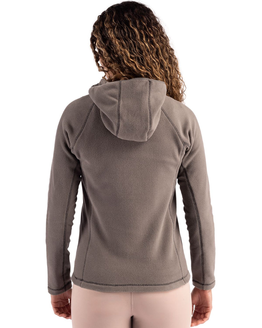 Clique® Powder Recycled Fleece Womens Half Zip Hooded Pullover