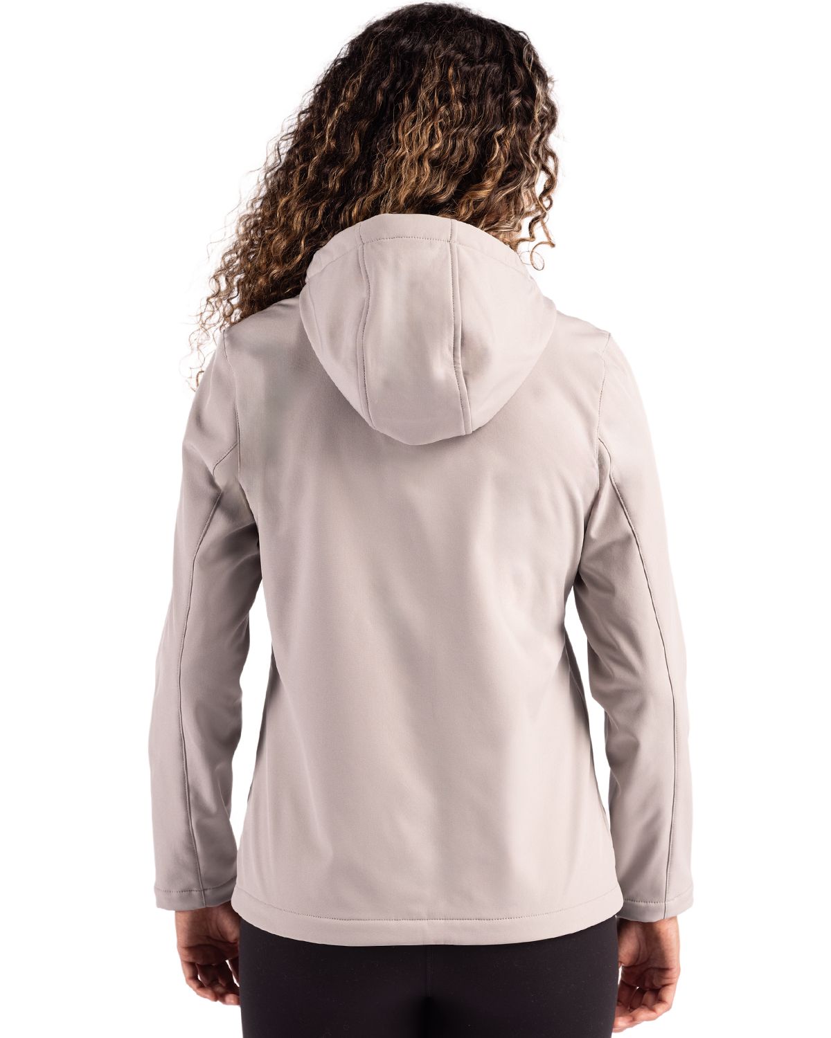 Clique® Tempo Recycled Stretch Softshell Womens Hooded Jacket