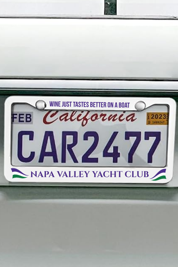 NVYC - Custom Stainless Steel License Plate Frame