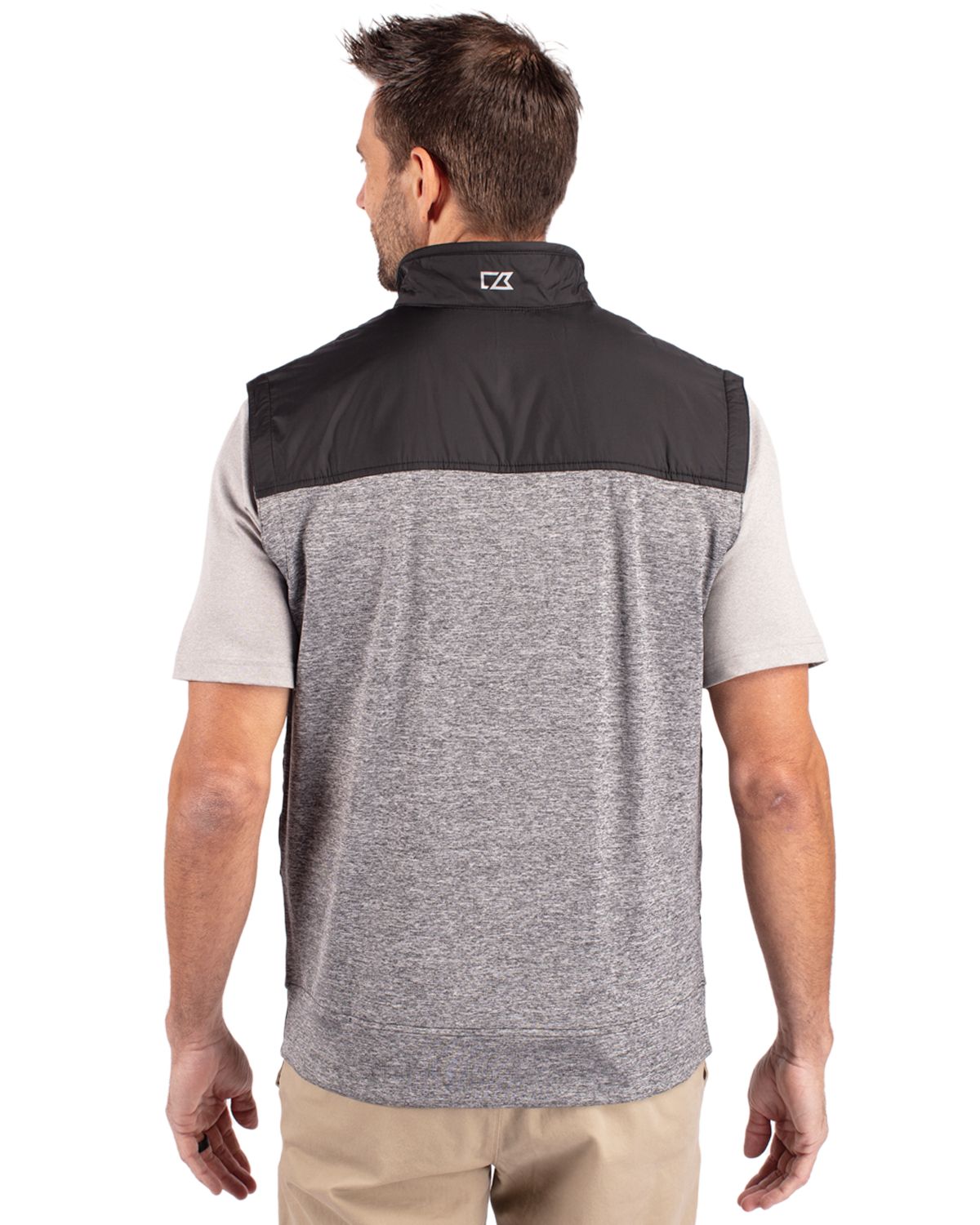 Cutter & Buck® Stealth Hybrid Quilted Mens Big and Tall Windbreaker Vest