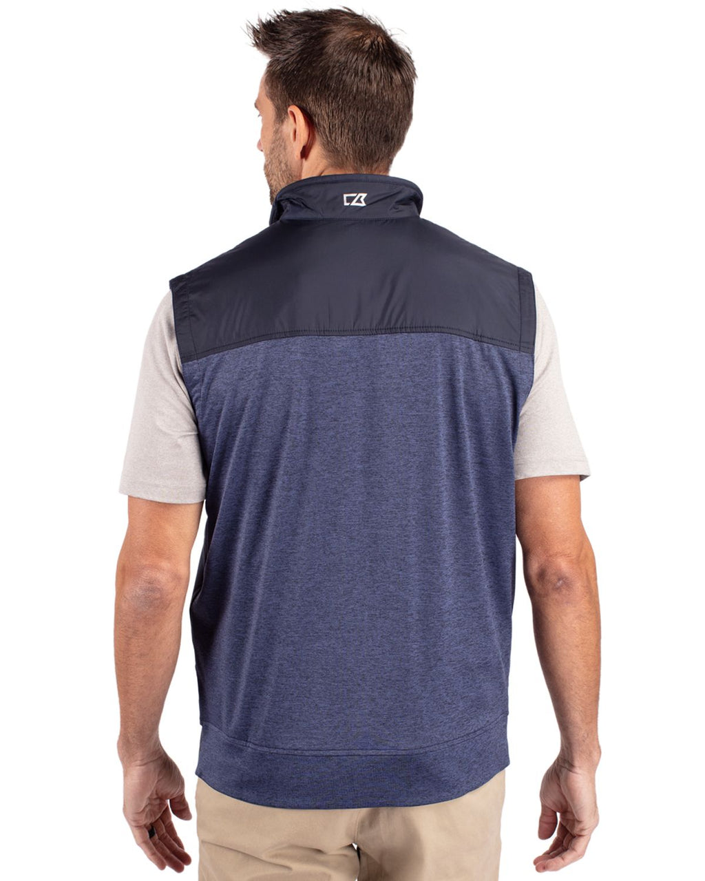 Cutter & Buck® Stealth Hybrid Quilted Mens Windbreaker Vest
