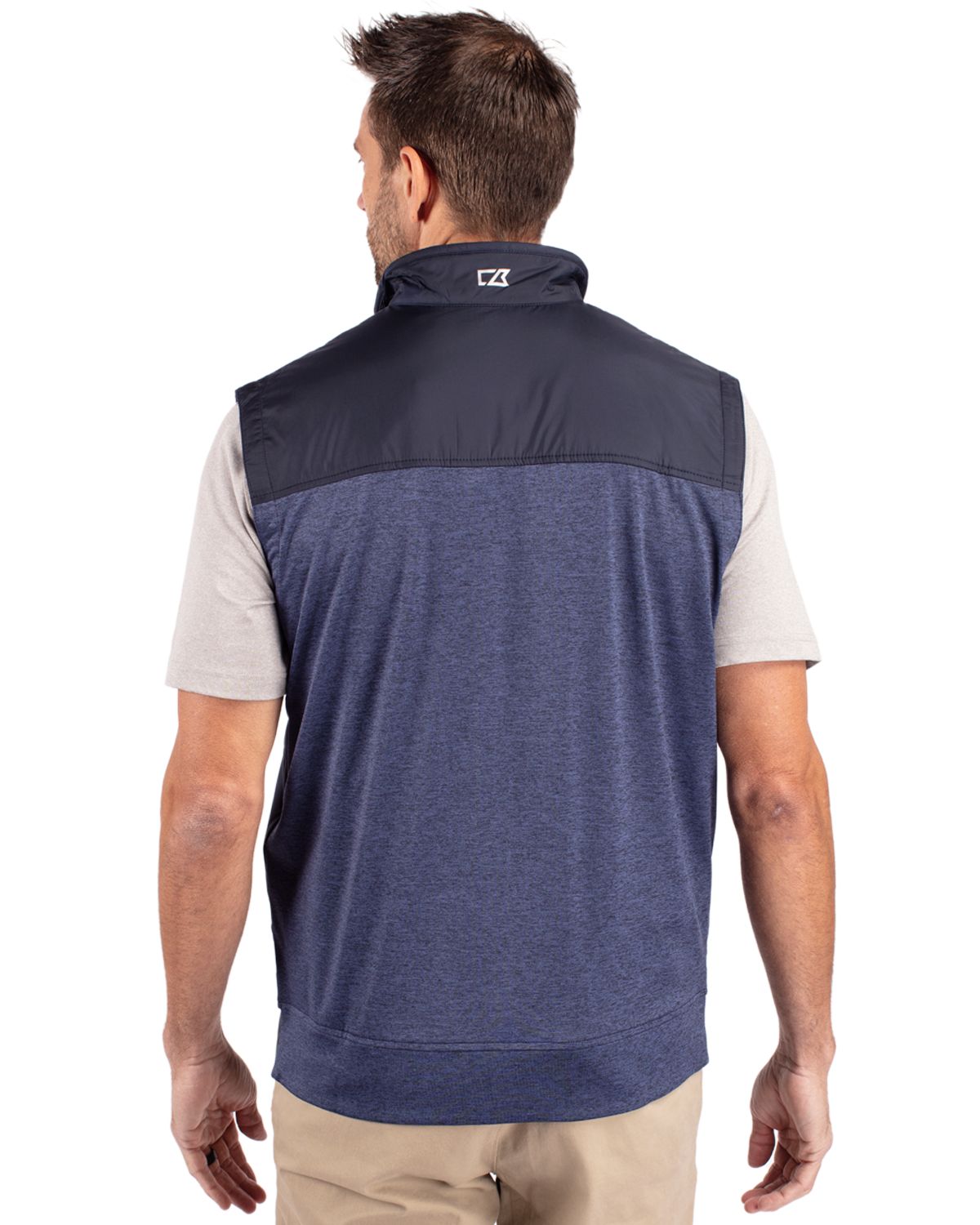 Cutter & Buck® Stealth Hybrid Quilted Mens Big and Tall Windbreaker Vest