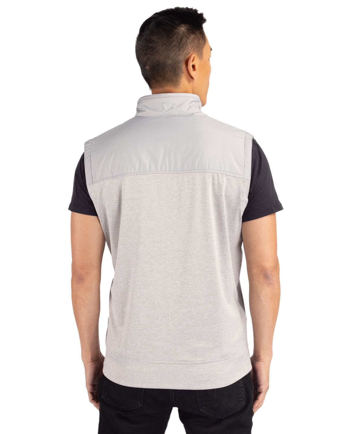 Cutter & Buck® Stealth Hybrid Quilted Mens Big and Tall Windbreaker Vest