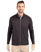 Cutter & Buck® Adapt Eco Knit Hybrid Recycled Mens Full Zip Jacket