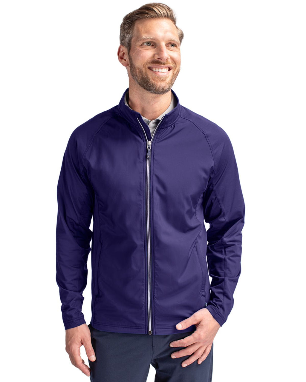 Cutter & Buck® Adapt Eco Knit Hybrid Recycled Mens Full Zip Jacket
