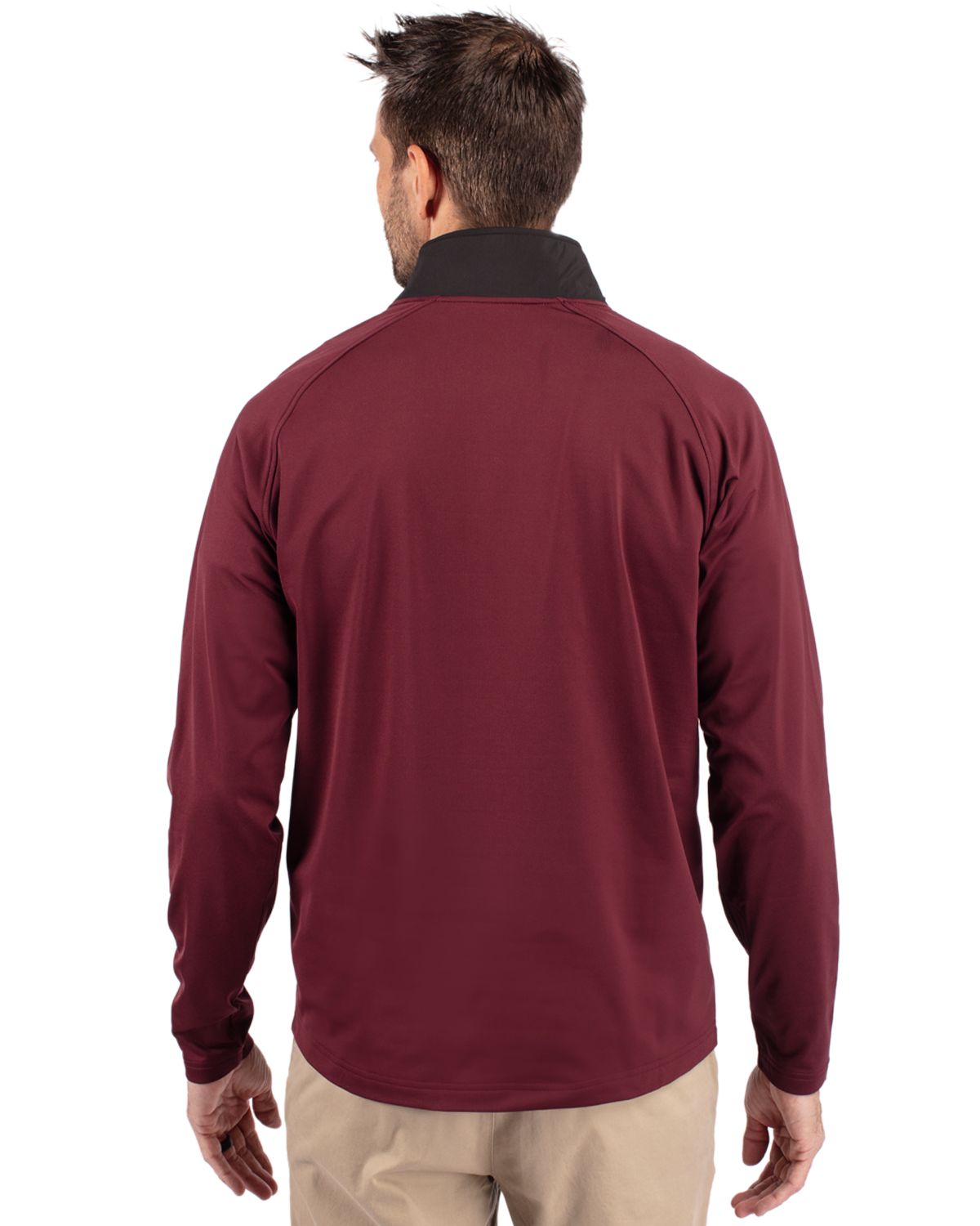 Cutter & Buck® Adapt Eco Knit Hybrid Recycled Mens Quarter Zip