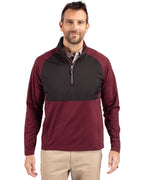 Cutter & Buck® Adapt Eco Knit Hybrid Recycled Mens Quarter Zip