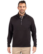 Cutter & Buck® Adapt Eco Knit Hybrid Recycled Mens Quarter Zip