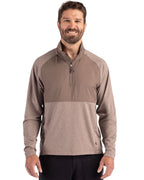 Cutter & Buck® Adapt Eco Knit Hybrid Recycled Mens Quarter Zip