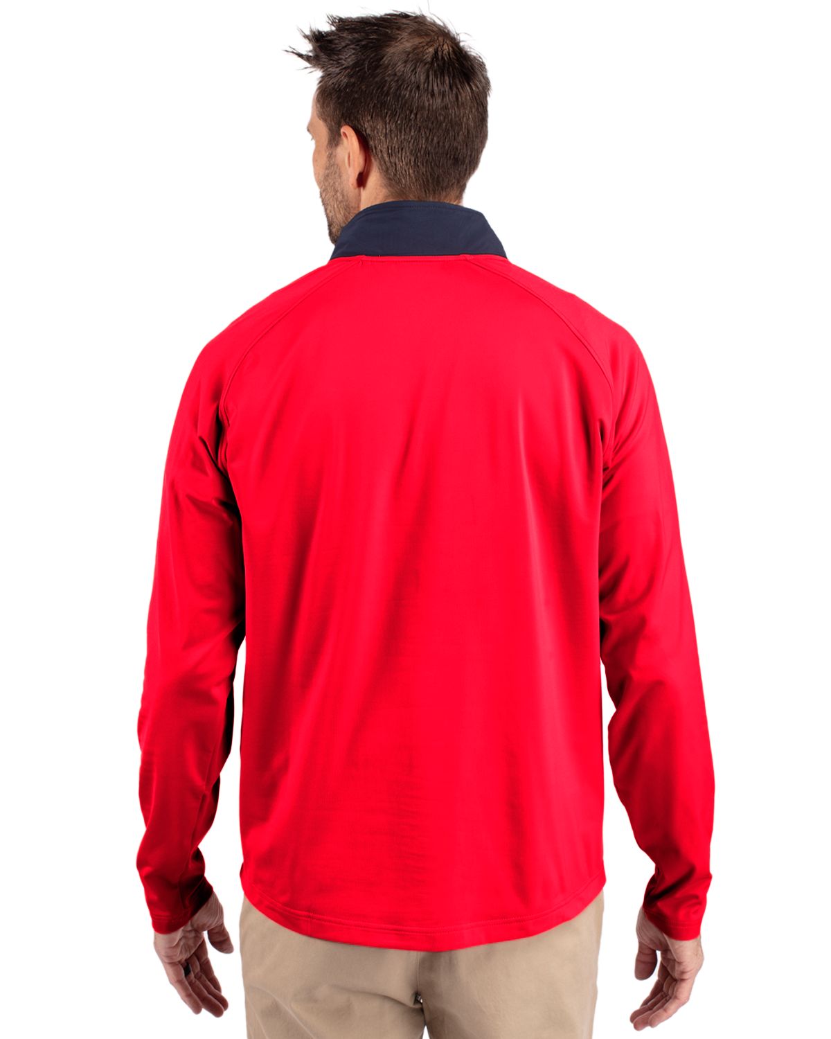 Cutter & Buck® Adapt Eco Knit Hybrid Recycled Mens Quarter Zip