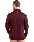 Cutter & Buck® Traverse Stretch Eco Quarter Zip Mens Pull Over