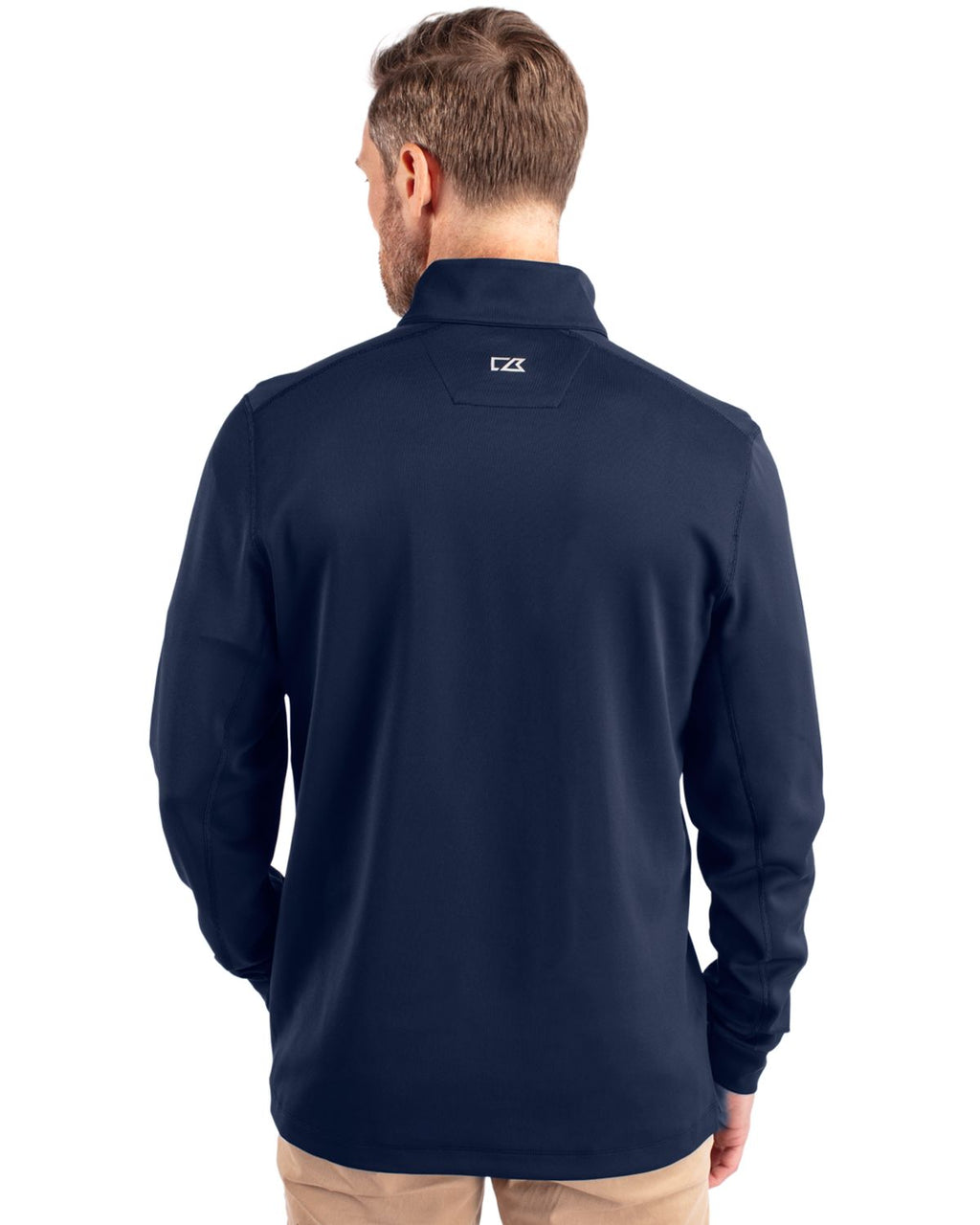 Cutter & Buck® Traverse Stretch Eco Quarter Zip Mens Pull Over
