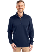 Cutter & Buck® Traverse Stretch Eco Quarter Zip Mens Big and Tall Pull Over