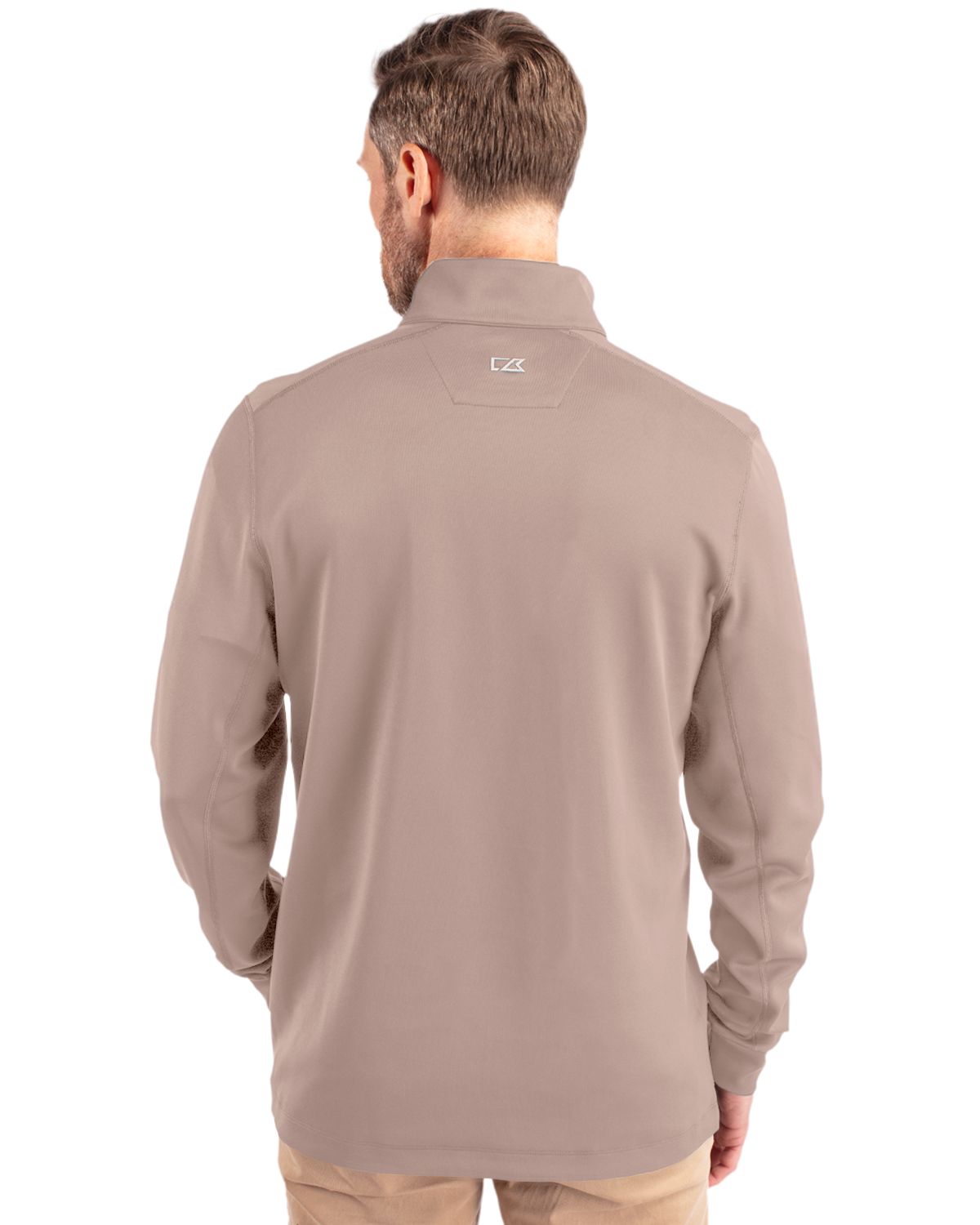 Cutter & Buck® Traverse Stretch Eco Quarter Zip Mens Pull Over