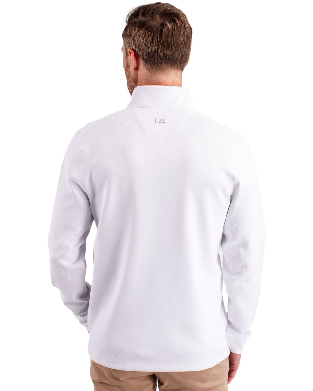Cutter & Buck® Traverse Stretch Eco Quarter Zip Mens Pull Over