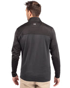 Cutter & Buck® Traverse Stretch Eco Stripe Quarter Zip Mens Pull Over