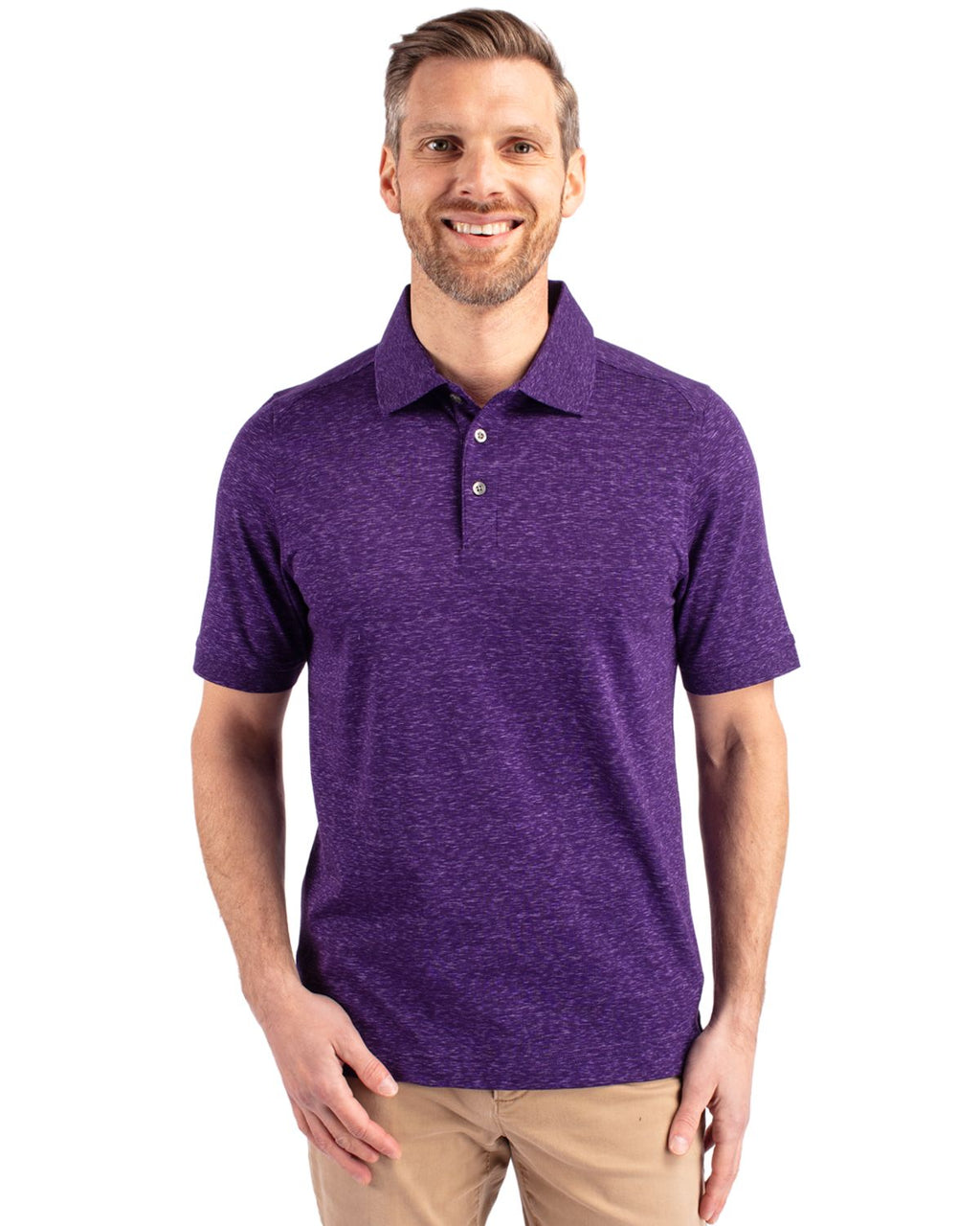 Cutter & Buck® Advantage Tri-Blend Space Dye Mens Polo