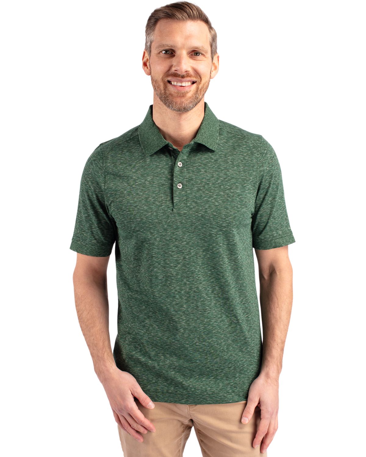 Cutter & Buck® Advantage Tri-Blend Space Dye Mens Polo